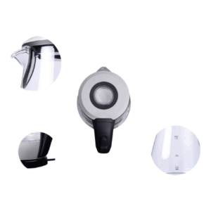 Camry | CR 1251 | Standard kettle | 2000 W | 1.7 L | Glass | 360° rotational base | Glass/Black - Image 7