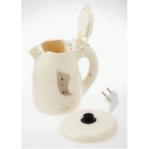 Adler | Kettle | AD 08 b | Standard | 850 W | 1 L | Plastic | 360° rotational base | Beige - Image 4
