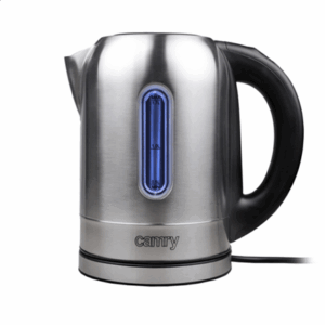 Camry | Kettle | CR 1253 | With electronic control | 2200 W | 1.7 L | Stainless steel | 360° rotational base | Stainless steel - Image 2