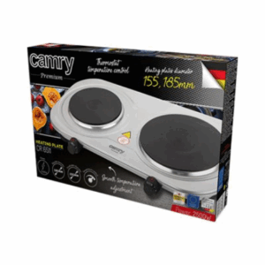 Camry | CR 6511 | Number of burners/cooking zones 2 | Rotary knobs | Stainless steel | Electric - Image 8
