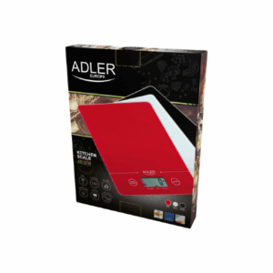 Adler | Kitchen scales | AD 3138 | Maximum weight (capacity) 5 kg | Graduation 1 g | Red - Image 7