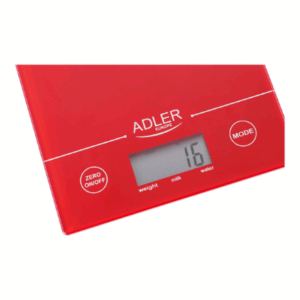 Adler | Kitchen scales | AD 3138 | Maximum weight (capacity) 5 kg | Graduation 1 g | Red - Image 8