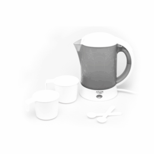 Adler | Travel Virdulys | AD 1268 | Standard | 600 W | 0.6 L | Plastic | White - Image 2