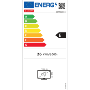 Allview 32ATC6000-H 32" (81cm) HD Ready LED TV | Allview | 32ATC6000-H | 32" (81 cm) | N/A | HD | Black - Image 4