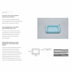 PETKIT | Deep Sleep All Season Pet Bed M | Green - Image 6