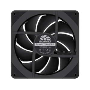 Gamemax Case Fan | TORNADO T14 ARGB-R | Black - Image 10