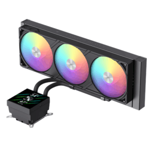 Gamemax CPU Liquid Cooler | GLACIER 360 LCD BK | Black - Image 2