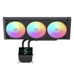 Gamemax CPU Liquid Cooler | GLACIER 360 LCD BK | Black - Image 3