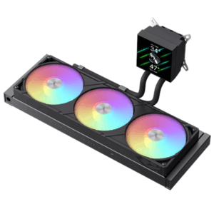 Gamemax CPU Liquid Cooler | GLACIER 360 LCD BK | Black - Image 6