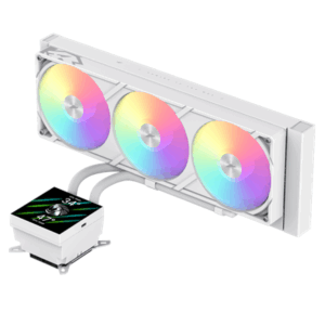 Gamemax CPU Liquid Cooler | GLACIER 360 LCD WH | White - Image 2