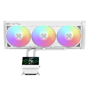 Gamemax CPU Liquid Cooler | GLACIER 360 LCD WH | White - Image 3