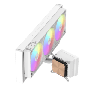 Gamemax CPU Liquid Cooler | GLACIER 360 LCD WH | White - Image 5