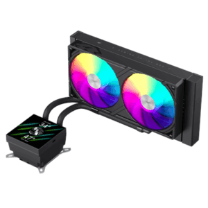 Gamemax CPU Liquid Cooler | GLACIER 240 LCD BK | Black - Image 2