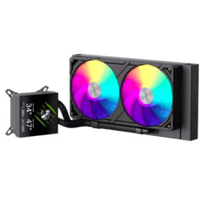 Gamemax CPU Liquid Cooler | GLACIER 240 LCD BK | Black - Image 4