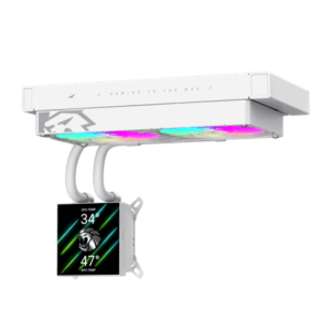 Gamemax CPU Liquid Cooler | GLACIER 240 LCD WH | White - Image 9