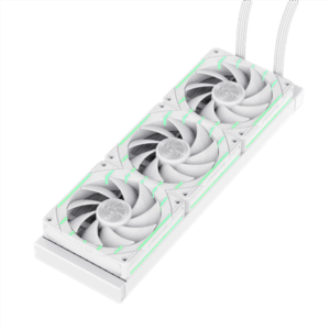 Gamemax CPU Liquid Cooler | HAILSTORM 360 LCD WH | White - Image 9