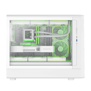 Kompiuterio korpusas Gamemax Claw 360 WH, M-ATX, baltas - Image 2