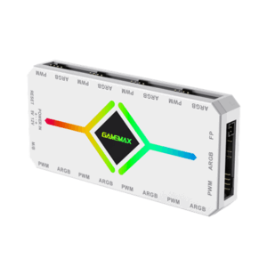 Gamemax | Remoter control | V4.0 ARGB PWM HUB BK | White | Gamemax - Image 2
