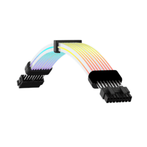 Gamemax | PSU Extension cable | VGA/CPU 2x8PIN-B | Black - Image 2