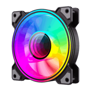 Gamemax Case Fan | DUAL RING INFINITY BK | Black - Image 10