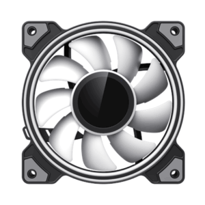 Gamemax Case Fan | DUAL RING INFINITY BK | Black - Image 3