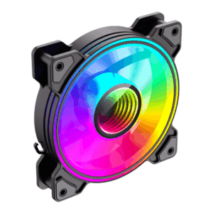 Gamemax Case Fan | DUAL RING INFINITY BK | Black - Image 5