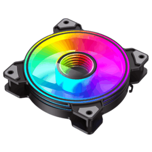 Gamemax Case Fan | DUAL RING INFINITY BK | Black - Image 7