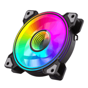 Gamemax Case Fan | DUAL RING INFINITY BK | Black - Image 8