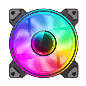 Gamemax Case Fan | DUAL RING INFINITY BK | Black - Image 9