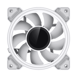 Gamemax Case Fan | DUAL RING INFINITY WH | White - Image 4