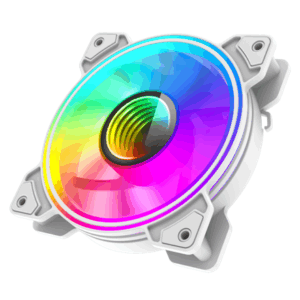 Gamemax Case Fan | DUAL RING INFINITY WH | White - Image 6