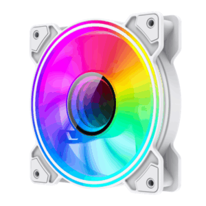 Gamemax Case Fan | DUAL RING INFINITY WH | White - Image 7