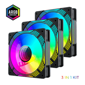 Gamemax Case Fan | KF300 BK | Black - Image 2