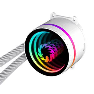 Gamemax CPU Liquid Cooler | ICEBURG 120 WT | White - Image 3