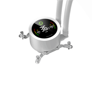 Gamemax CPU Liquid Cooler | ICEBURG 240 DIGITAL WH | White - Image 3