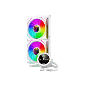 Gamemax CPU Liquid Cooler | ICEBURG 240 DIGITAL WH | White - Image 7