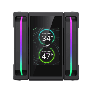 Gamemax CPU Air Cooler | SIGMA 620 LCD BK | Black - Image 4