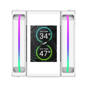 Gamemax CPU Air Cooler | SIGMA 620 LCD WH | White - Image 4