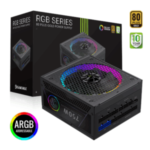 Gamemax PSU | RGB 750G | 750 W | Gold | Full Modular