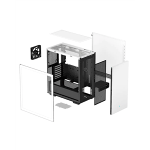 Deepcool | MID TOWER CASE | CH510 | Side window | White | Mid-Tower | ATX PS2 - Image 5