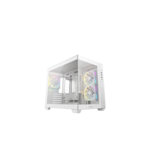 Deepcool Case | CG330 3F WH | White | Micro ATX - Image 2