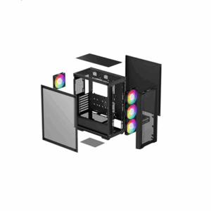 Deepcool CC560 MESH V2 | Black | Mid Tower | ATX PS2 - Image 6