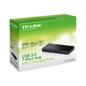 TP-LINK UH720 USB 3.0 7-Port Hub with 2 Charging Ports - Image 6