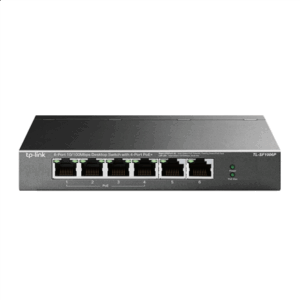 Switch|TP-LINK|TL-SF1006P|Desktop/pedestal|6x10Base-T / 100Base-TX|PoE+ ports 4|TL-SF1006P - Image 2