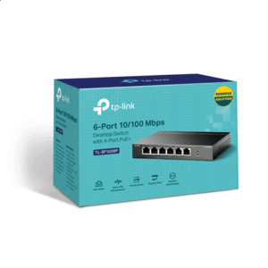 Switch|TP-LINK|TL-SF1006P|Desktop/pedestal|6x10Base-T / 100Base-TX|PoE+ ports 4|TL-SF1006P - Image 3