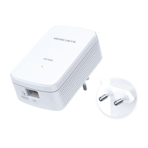 Mercusys | AV1000 Gigabit Powerline Starter Kit | MP500 KIT | 1000 Mbit/s | Ethernet LAN (RJ-45) ports 1 - Image 3