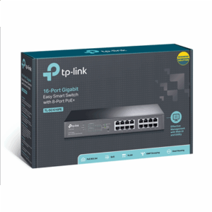 Switch|TP-LINK|Desktop/pedestal|16x10Base-T / 100Base-TX / 1000Base-T|PoE+ ports 8|TL-SG1016PE - Image 2