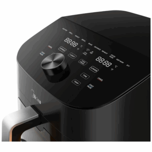 Midea Two Zone Airfryer | MAD1100DADK | Power 1850 W | Capacity 4.4/6.4 L | Rapid Air technology | Black - Image 4