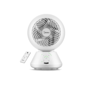 Midea Fan | MDF24JRW TurboForce | Table Fan | White | Number of speeds 5 | Oscillation | Remote control - Image 3