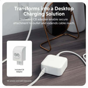 Hyper HyperJuice 70W USB-C GaN Travel Charger, White | HJ1003WHWWGL - Image 5